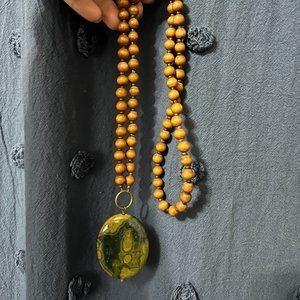 Hand beaded necklace